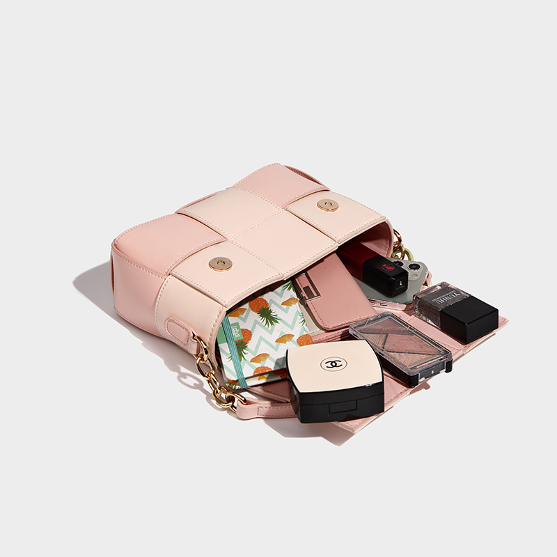 Premium Cherry Bag Pink Woven Pillow Bag