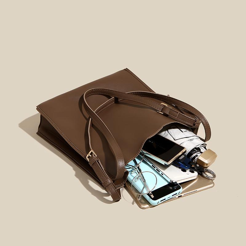 Large-capacity Bag Women's Texture Joker Retro Shoulder Bag Large Bag Explosions Commuter Tote Bag