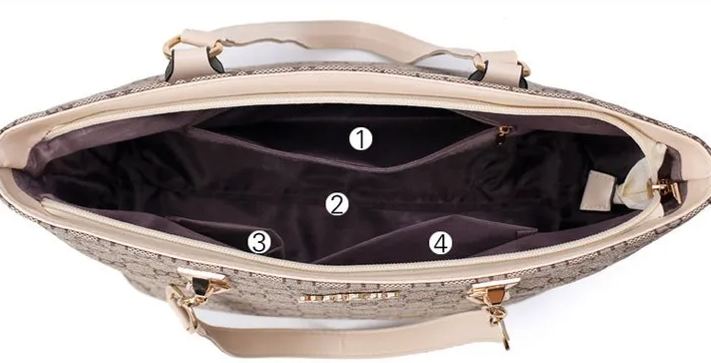 Large Capacity Fashion Commuter Six-piece Tote Bag