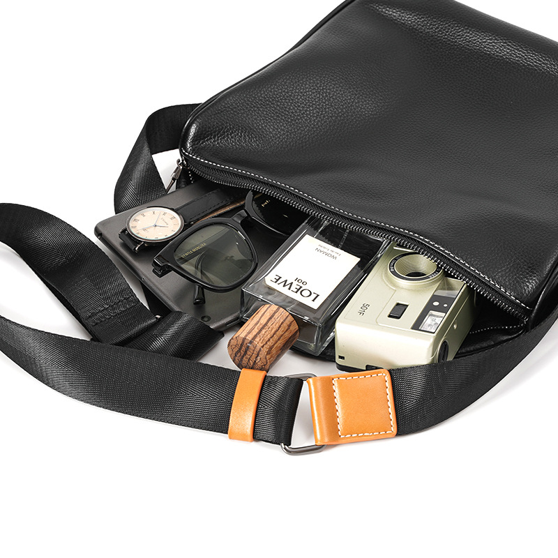 New Trendy Brand Youth Fashion Casual Men's Horizontal Small Square Messenger Bag