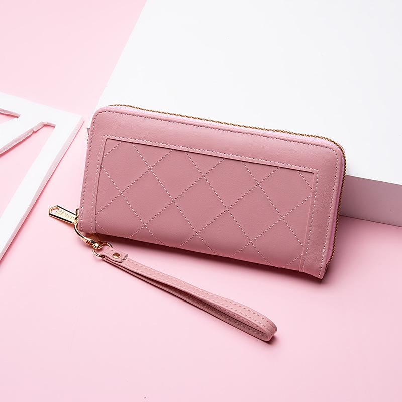 Wallet Long Girls New 2022 Zipper Embroidery Clutch Bag Fashion Wallet Card Bag