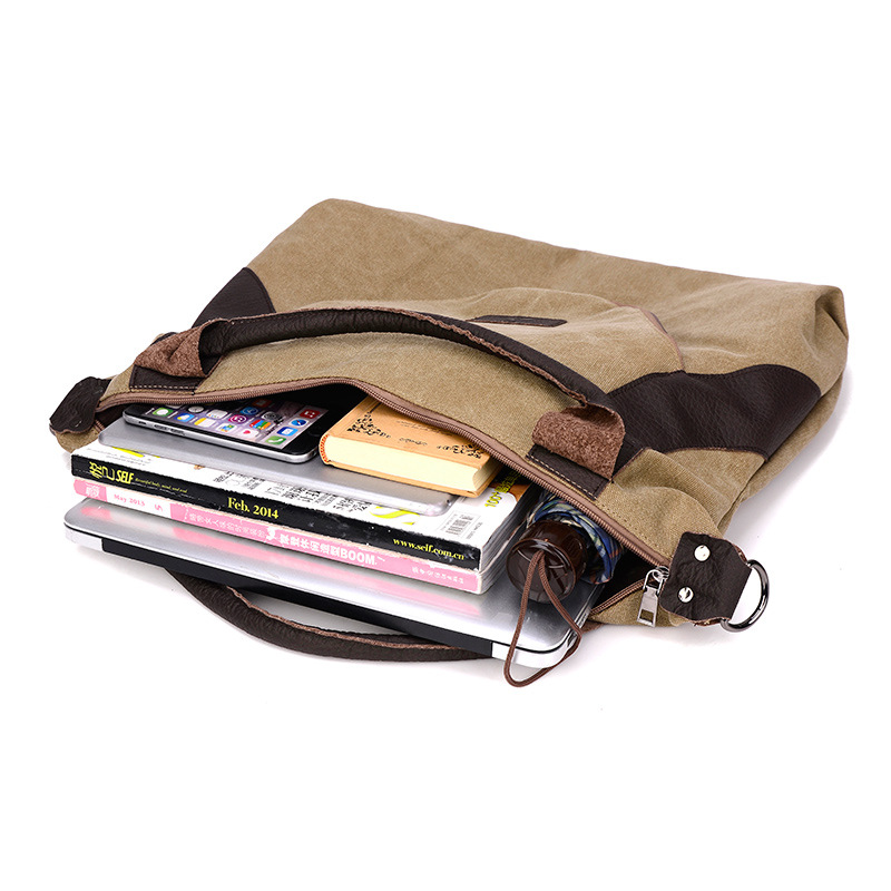 Large Capacity Ladies Canvas Single Shoulder Crossbody Bag